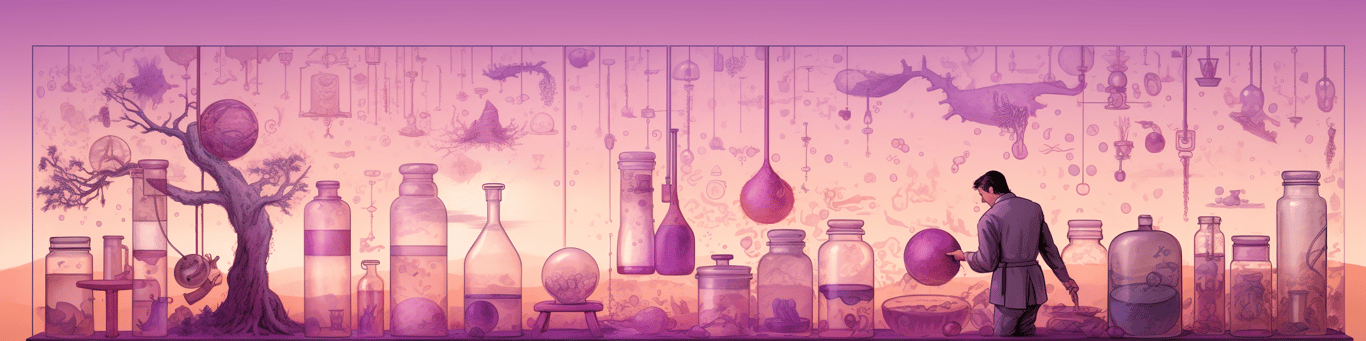 image of a doctor in a lab doing drug, clinical research