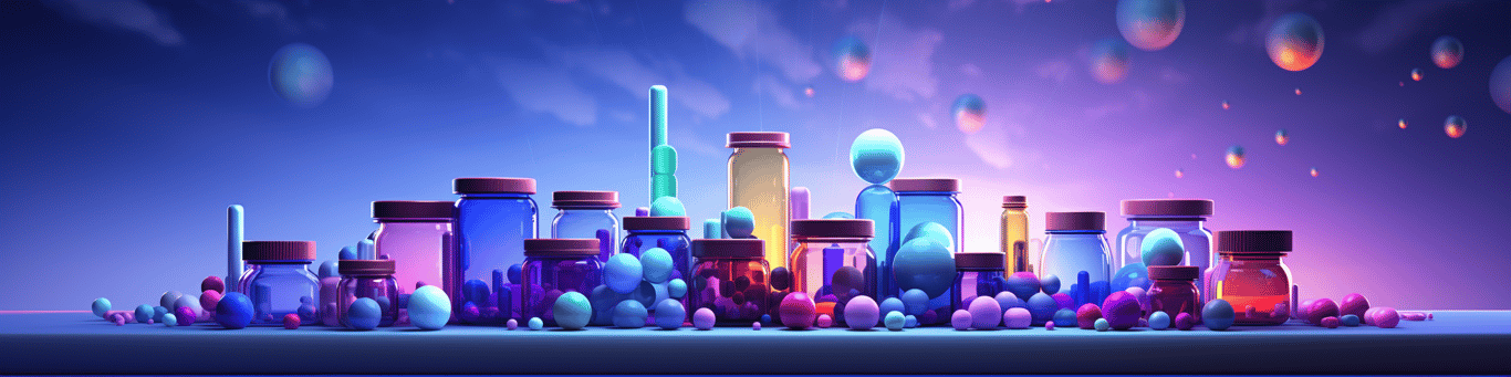 image of different drug pills on a surface