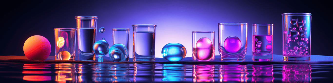 image of drug pills surrounding a glass of water symbolizing drug consumption