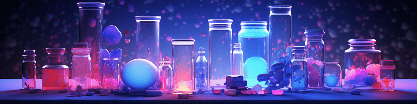 image of different drug pills on a surface