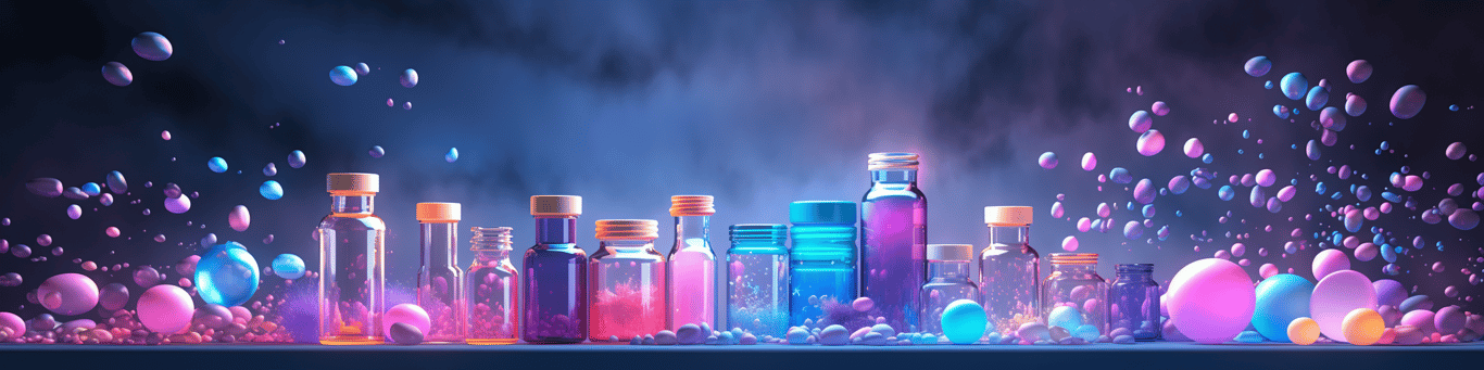 image of different drug pills on a surface