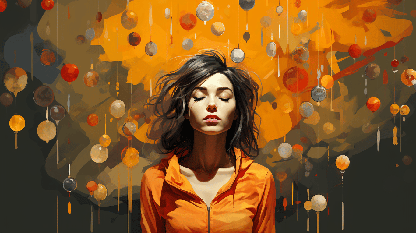 abstract image of a patient experiencing side effect