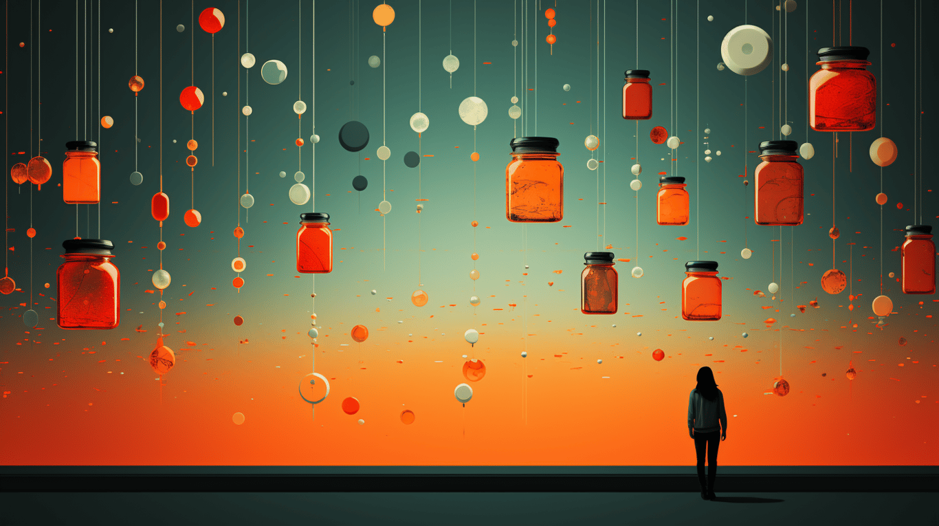 abstract image of a patient experiencing side effect