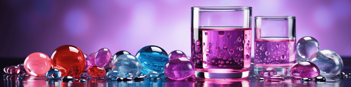 image of drug pills surrounding a glass of water symbolizing drug consumption