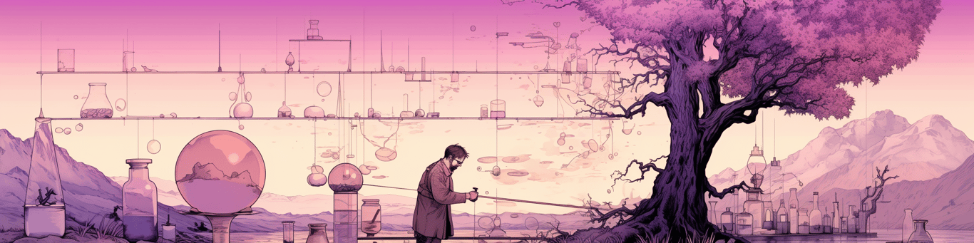 image of a doctor in a lab doing drug, clinical research