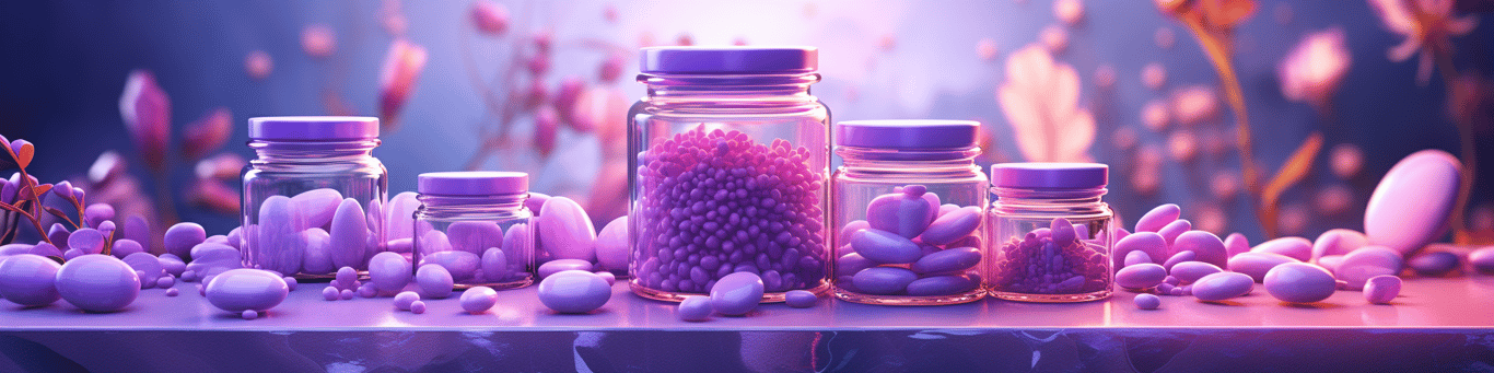 image of different drug pills on a surface