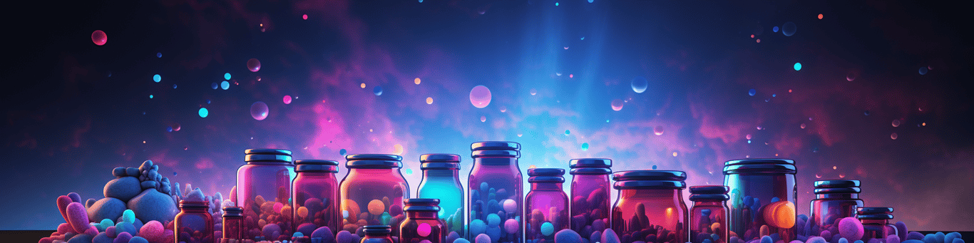 image of different drug pills on a surface