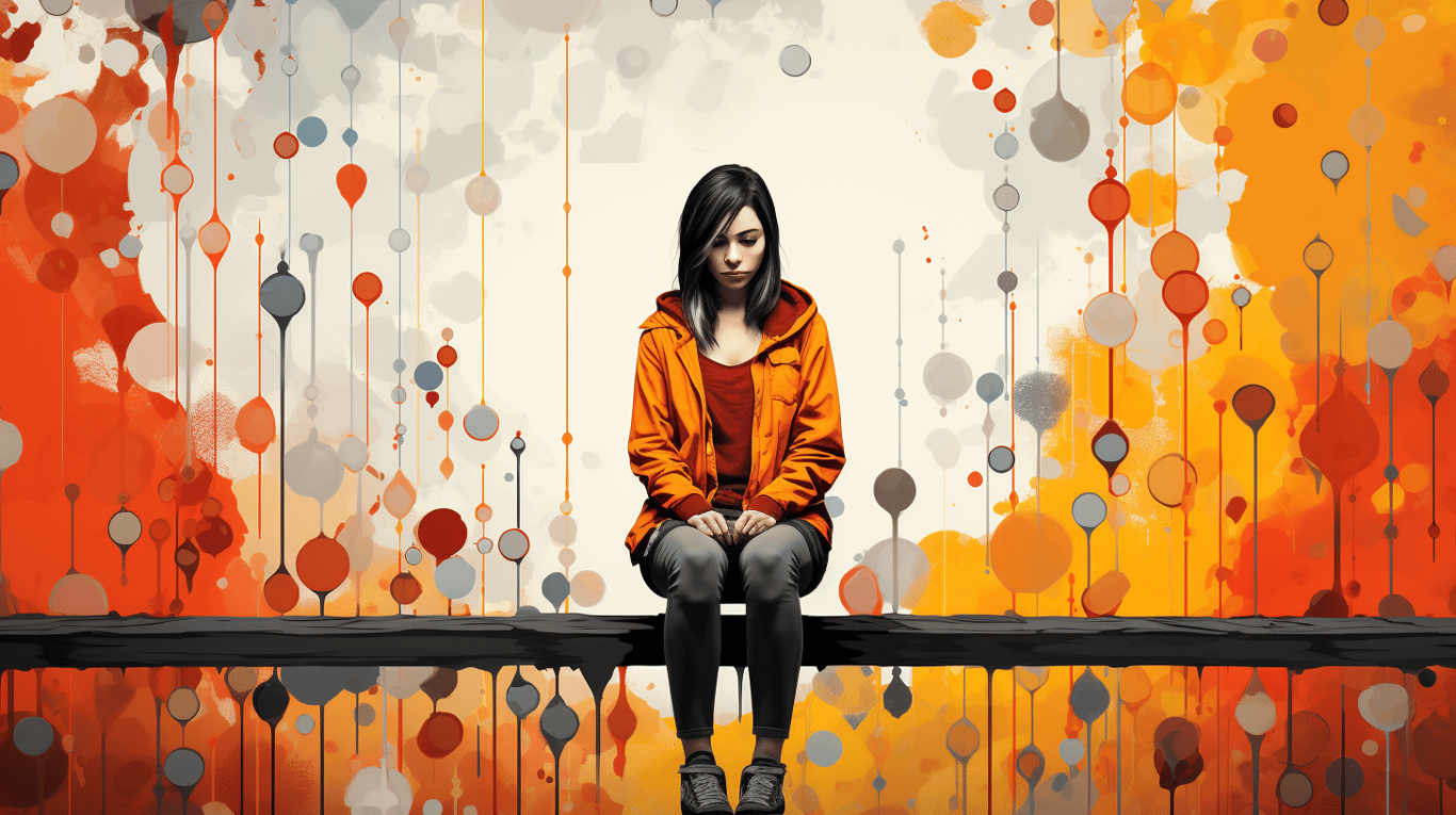 abstract image of a patient experiencing side effect