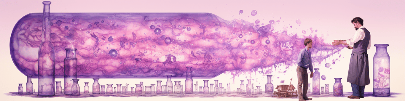 image of a doctor in a lab doing drug, clinical research