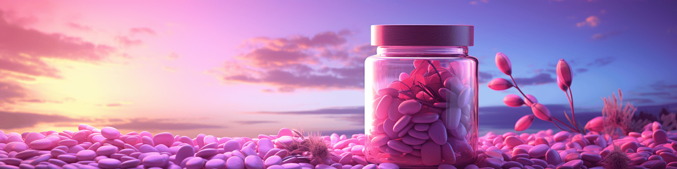 image of different drug pills on a surface