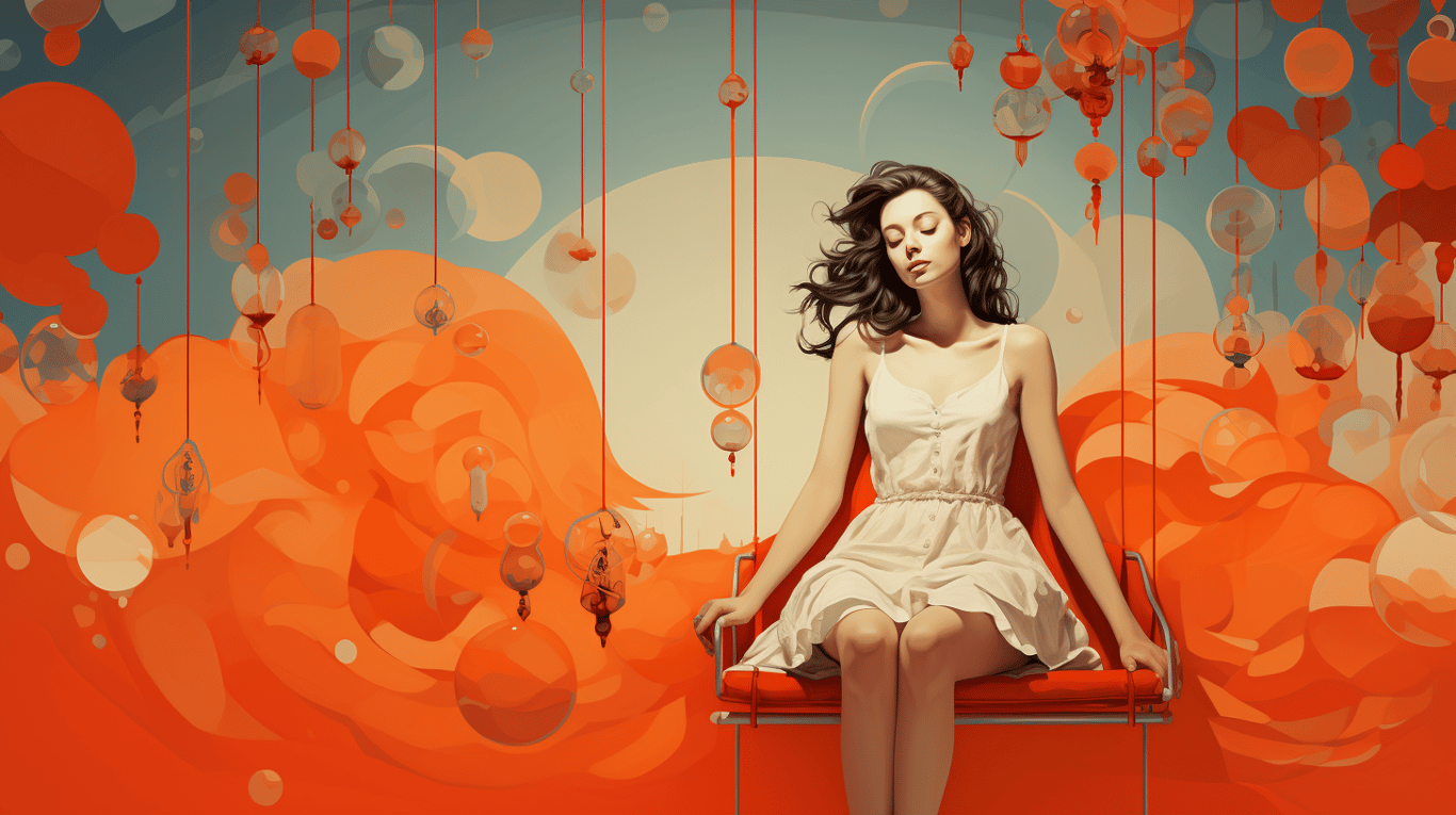 abstract image of a patient experiencing side effect