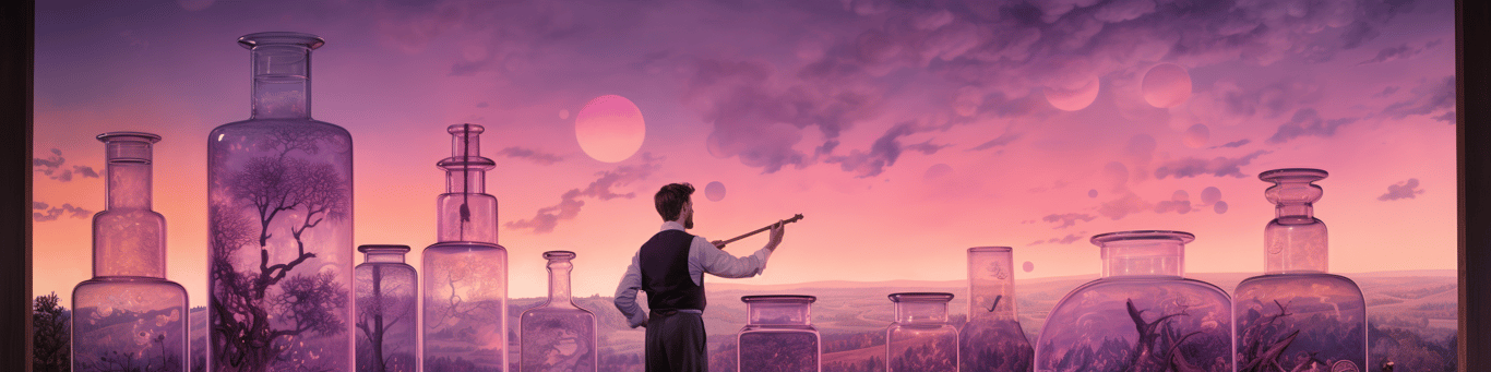 image of a doctor in a lab doing drug, clinical research