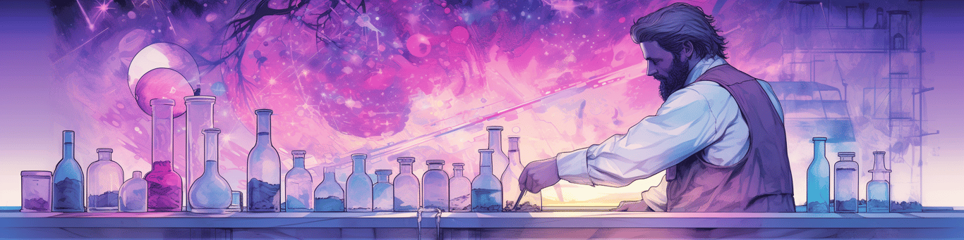 image of a doctor in a lab doing drug, clinical research