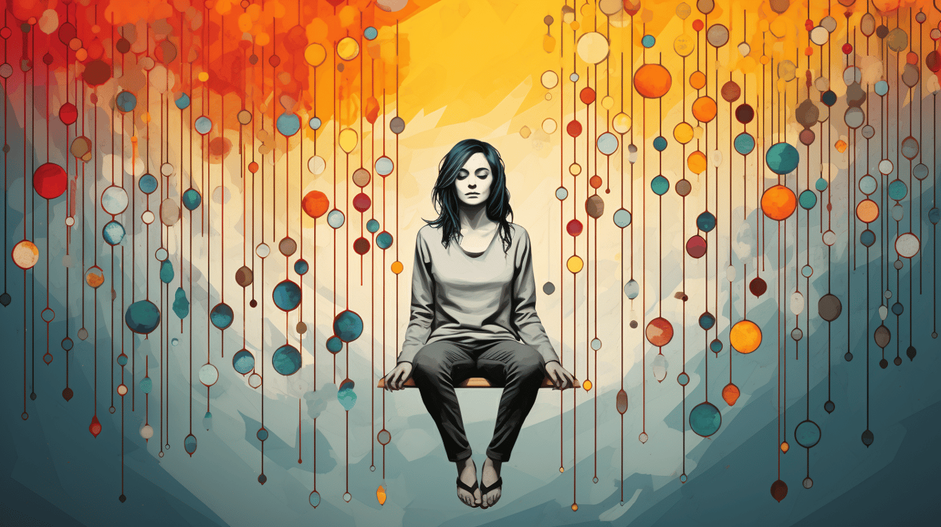 abstract image of a patient experiencing side effect