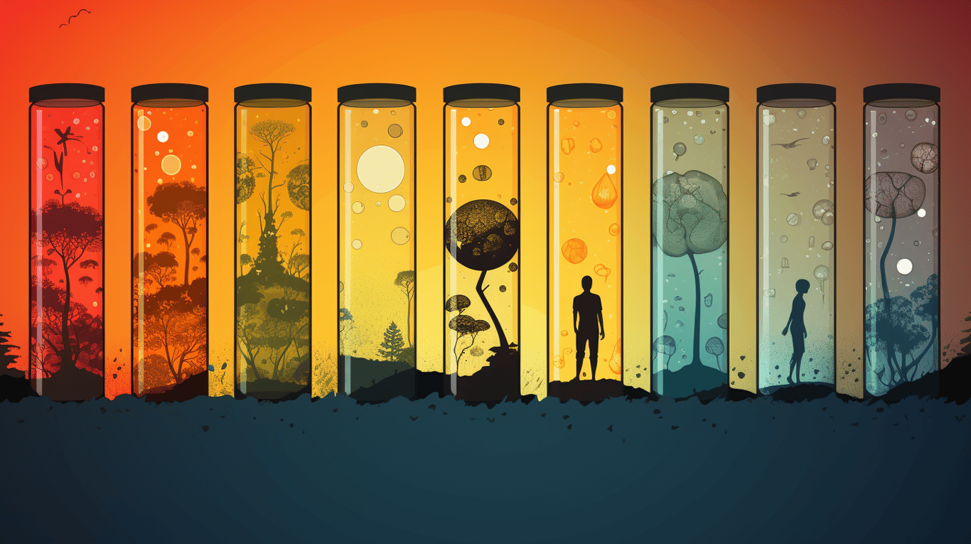 abstract image of a patient experiencing side effect