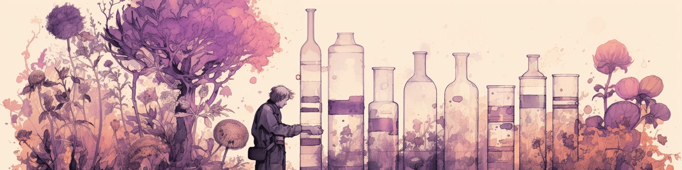 image of a doctor in a lab doing drug, clinical research