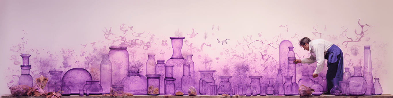 image of a doctor in a lab doing drug, clinical research