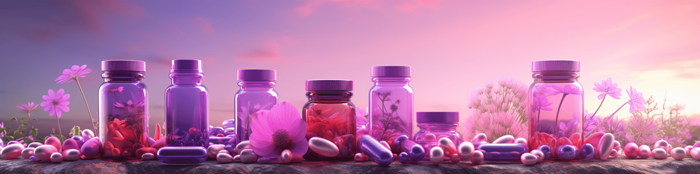 image of different drug pills on a surface