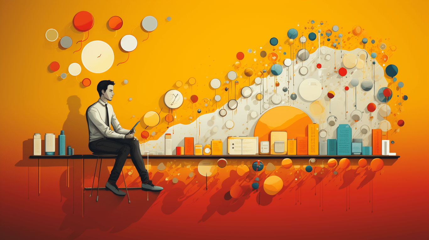 abstract image of a patient experiencing side effect