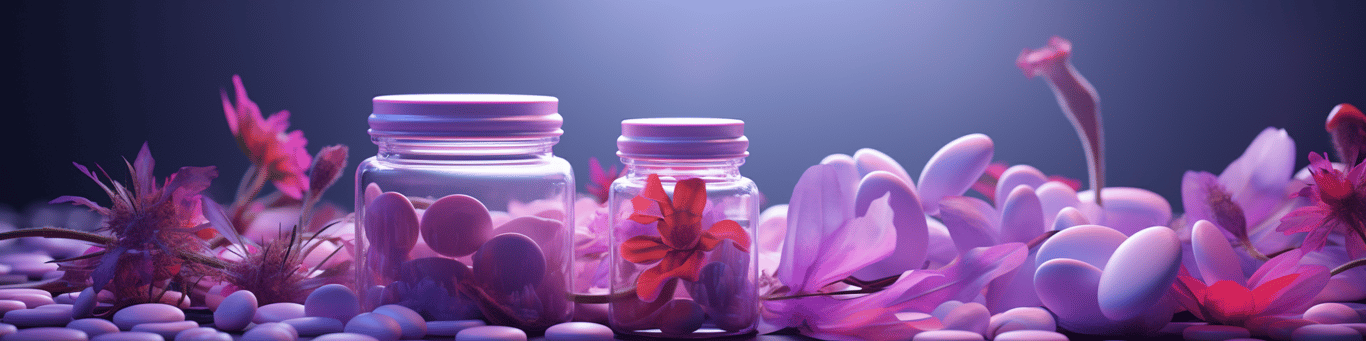 image of different drug pills on a surface