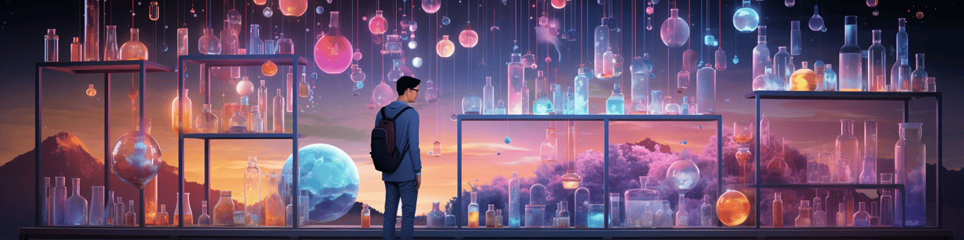 image of a doctor in a lab doing drug, clinical research