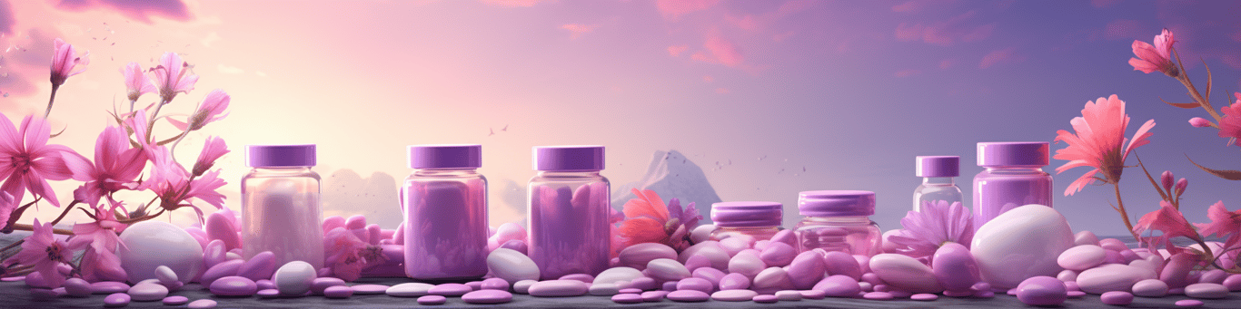 image of different drug pills on a surface