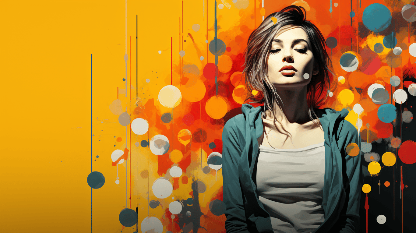 abstract image of a patient experiencing side effect