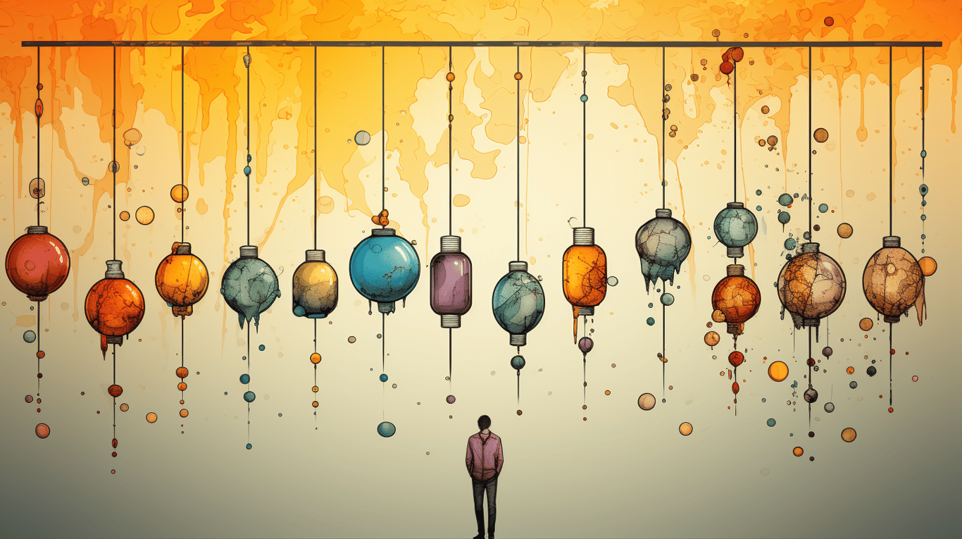 abstract image of a patient experiencing side effect