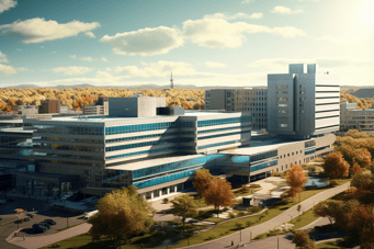 Image of McGill University Health Centre (Royal Victoria Hospital and Montreal General Hospital) in Montreal, Canada.