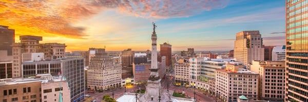 Image of Indianapolis in Indiana.