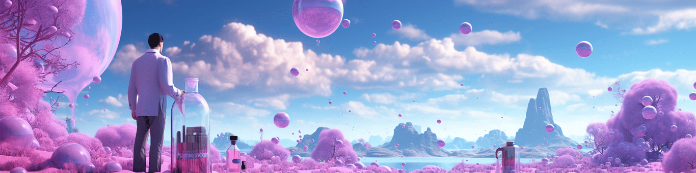 image of a doctor in a lab doing drug, clinical research