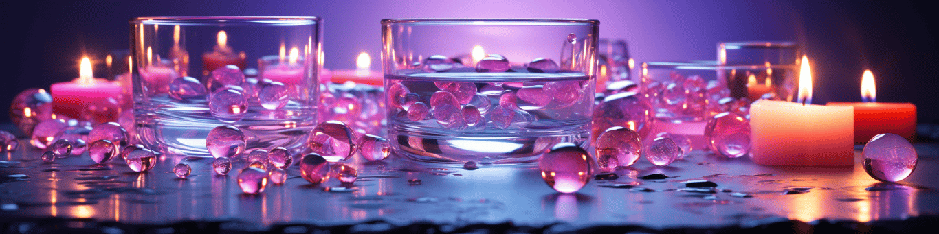 image of drug pills surrounding a glass of water symbolizing drug consumption