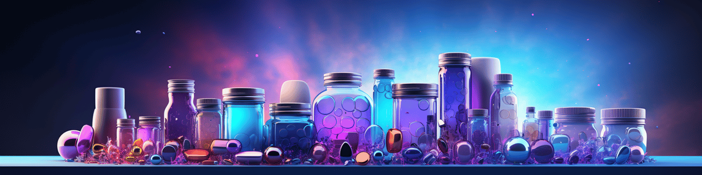 image of different drug pills on a surface