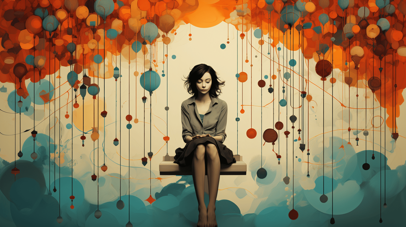 abstract image of a patient experiencing side effect