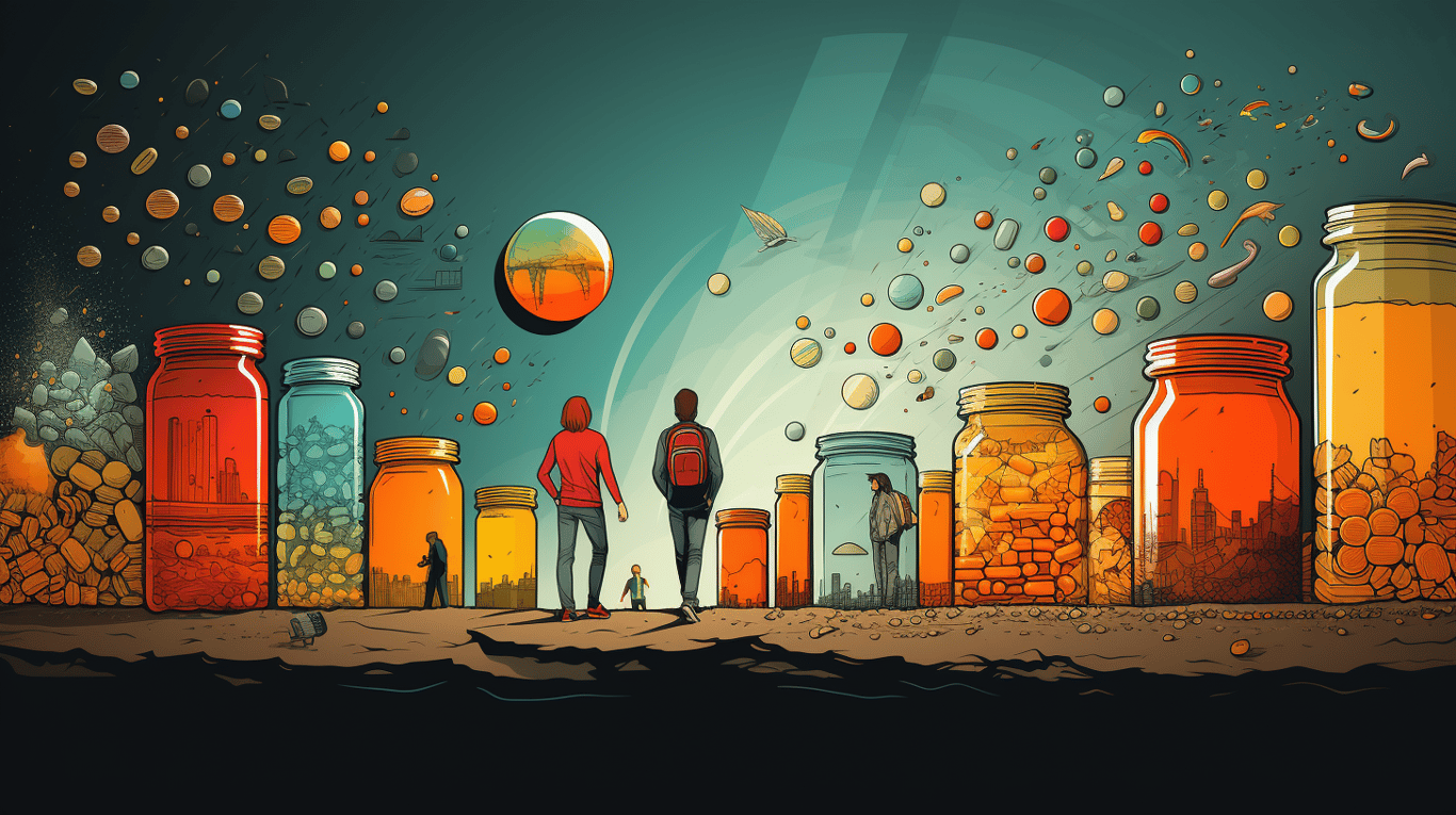 abstract image of a patient experiencing side effect