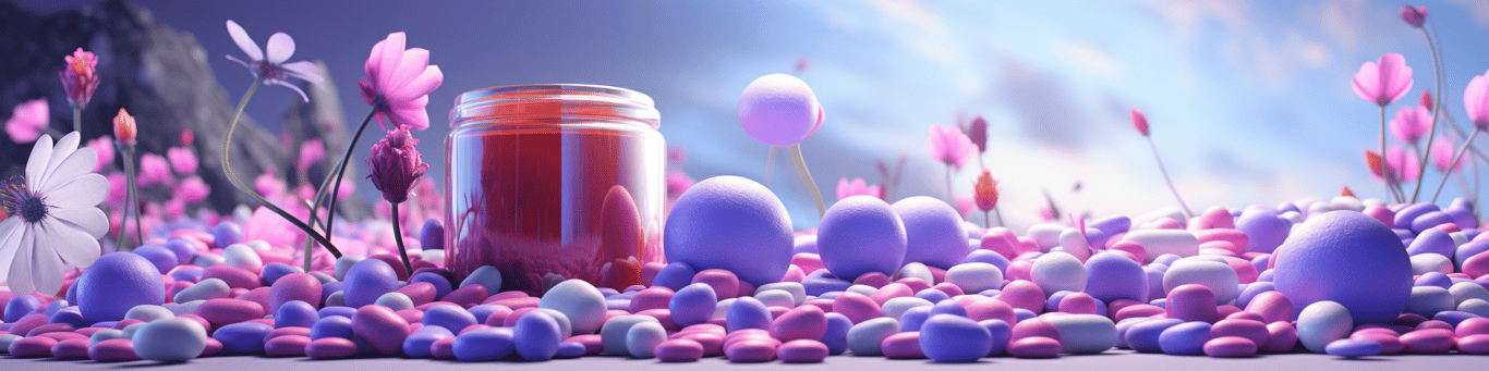 image of different drug pills on a surface