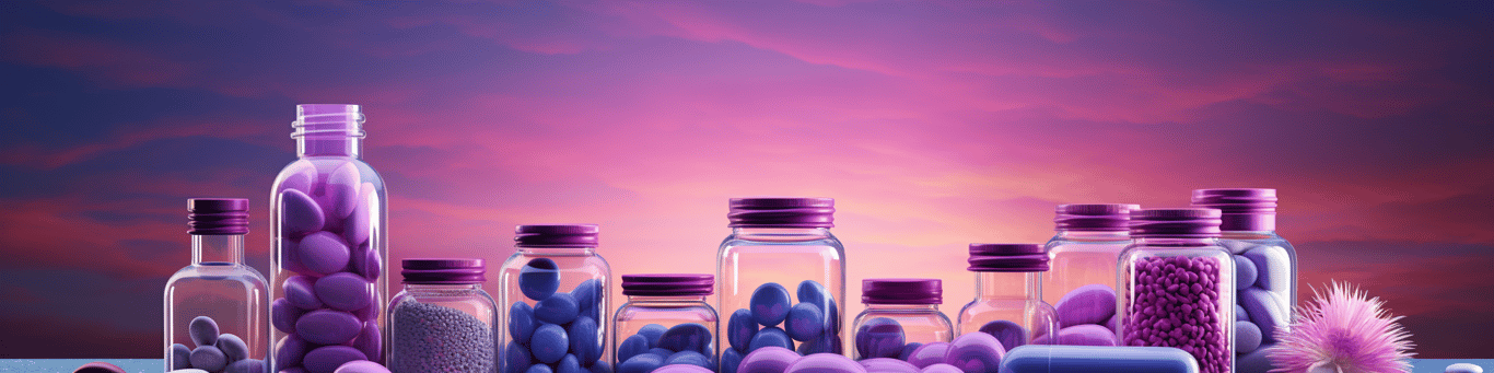 image of different drug pills on a surface