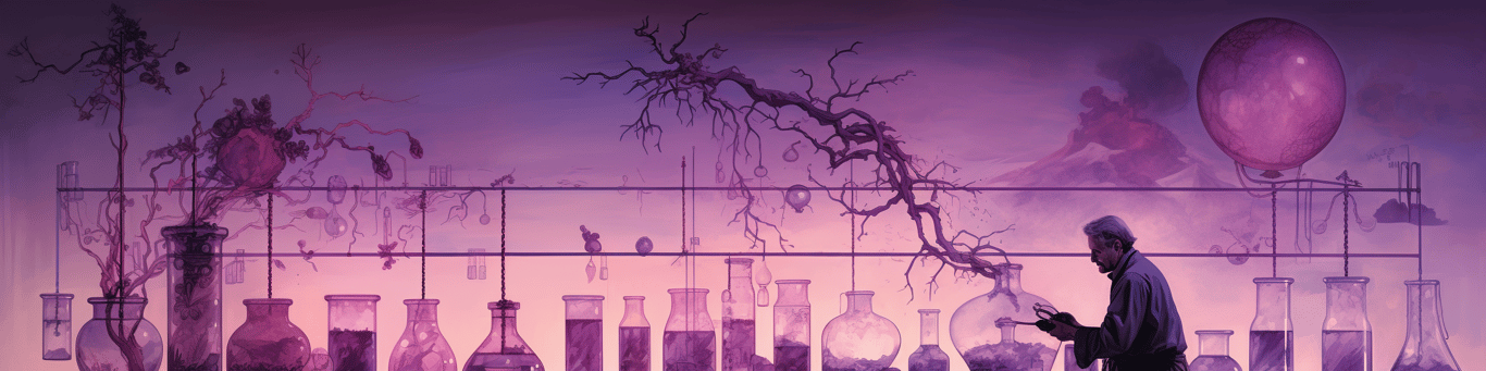 image of a doctor in a lab doing drug, clinical research