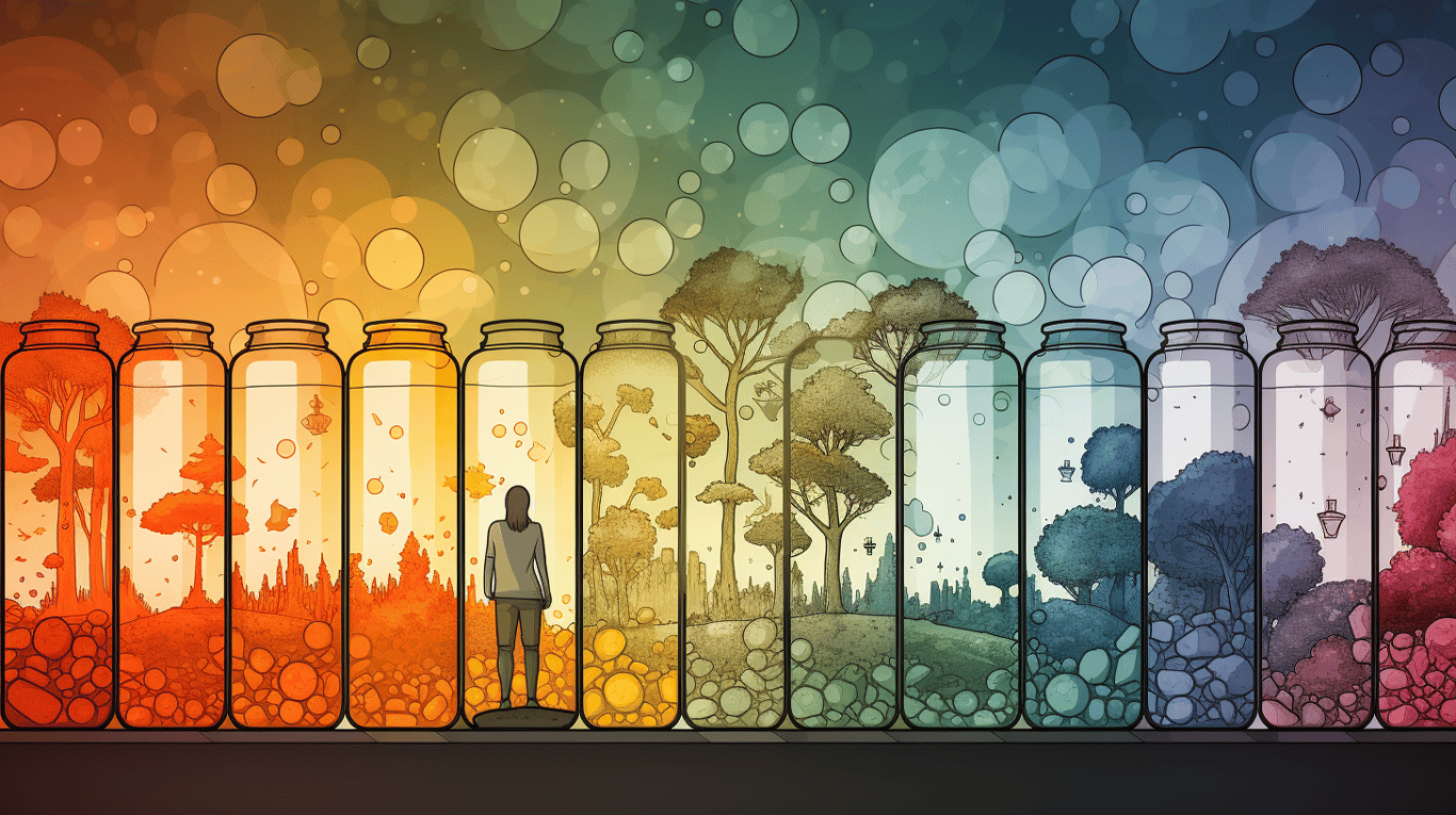 abstract image of a patient experiencing side effect