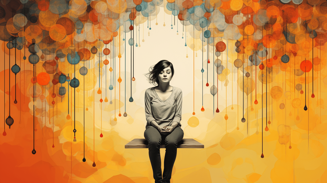 abstract image of a patient experiencing side effect