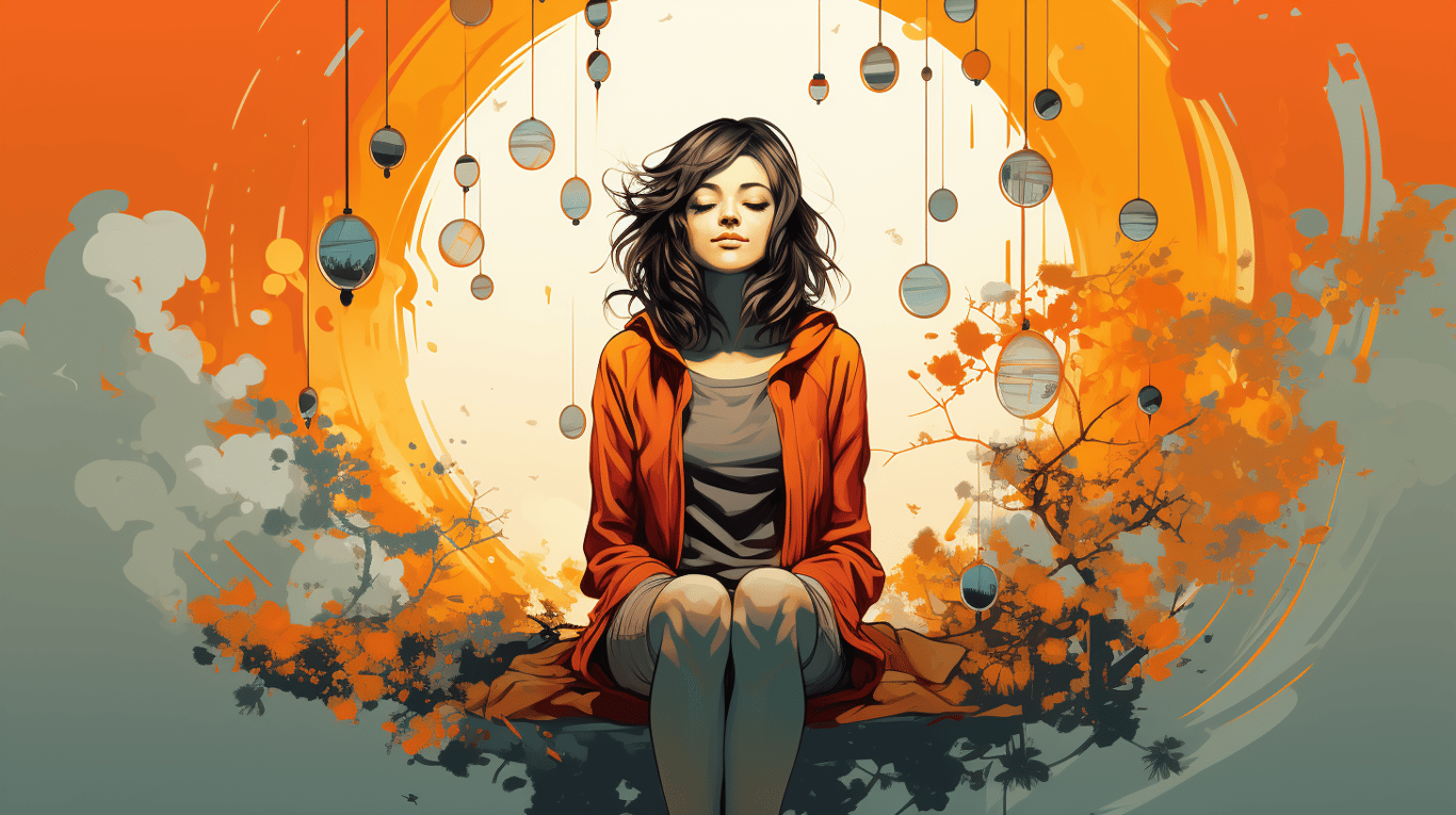 abstract image of a patient experiencing side effect