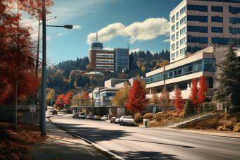 Image of St. Paul's Hospital in Vancouver, Canada.
