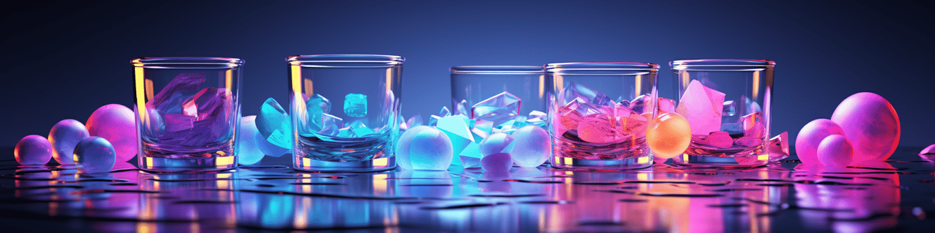 image of drug pills surrounding a glass of water symbolizing drug consumption