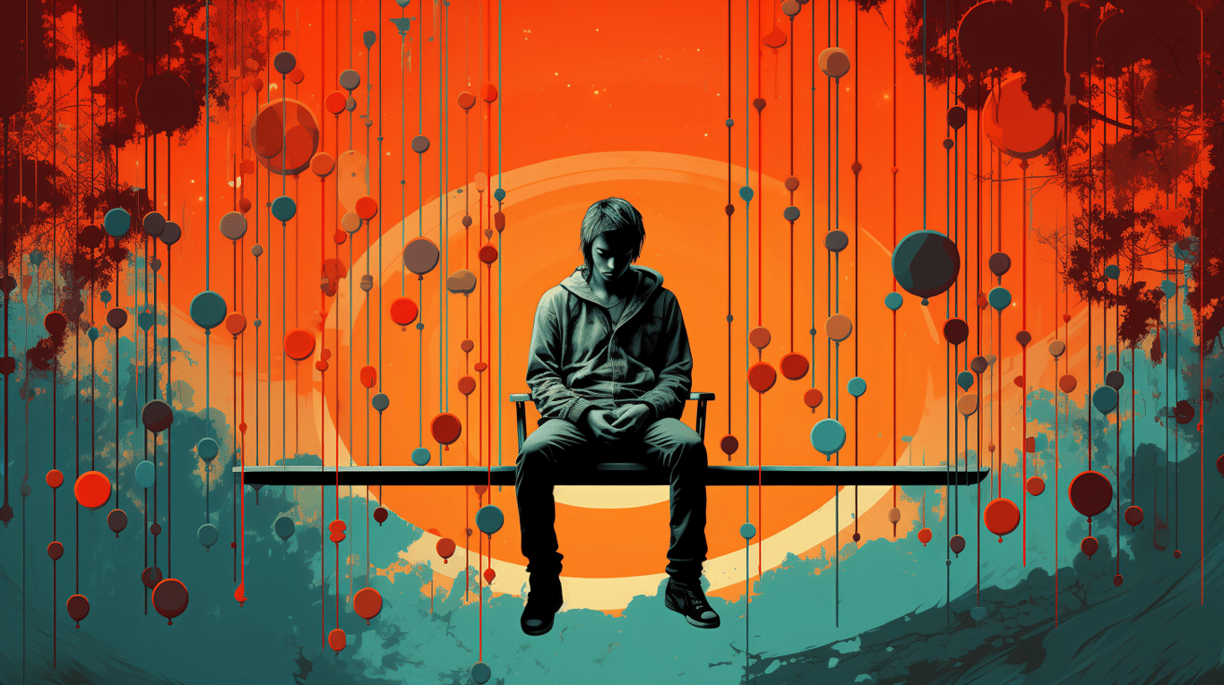 abstract image of a patient experiencing side effect