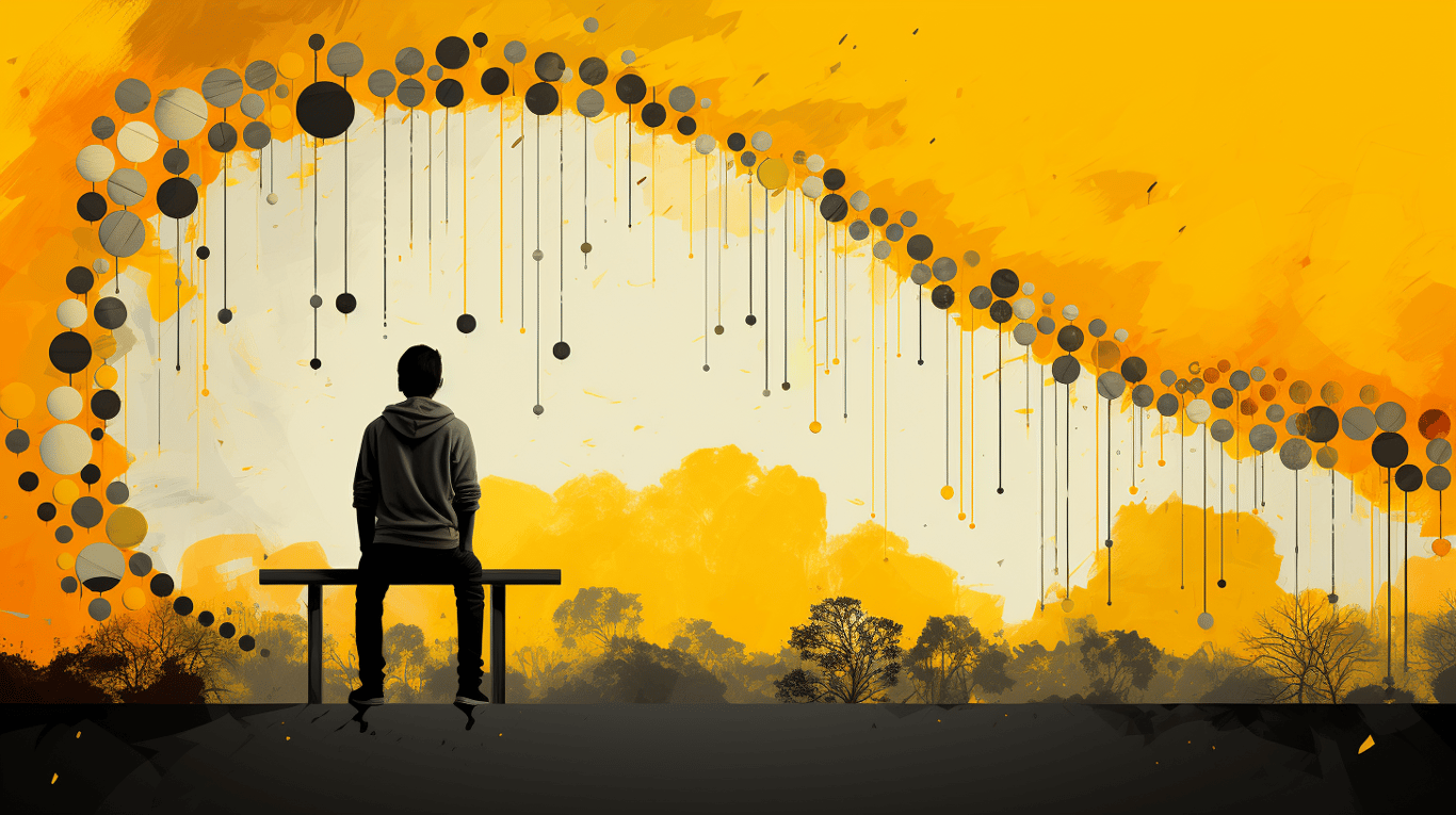 abstract image of a patient experiencing side effect