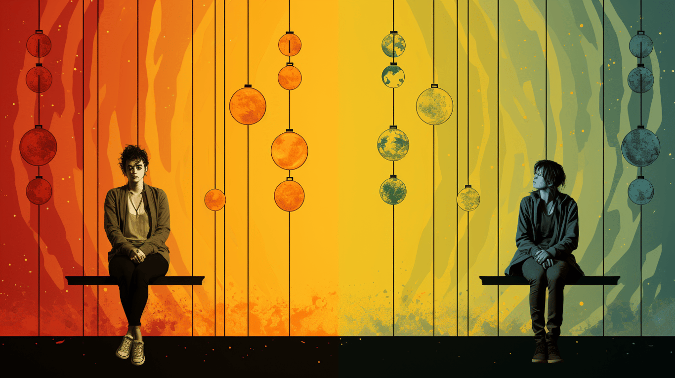 abstract image of a patient experiencing side effect