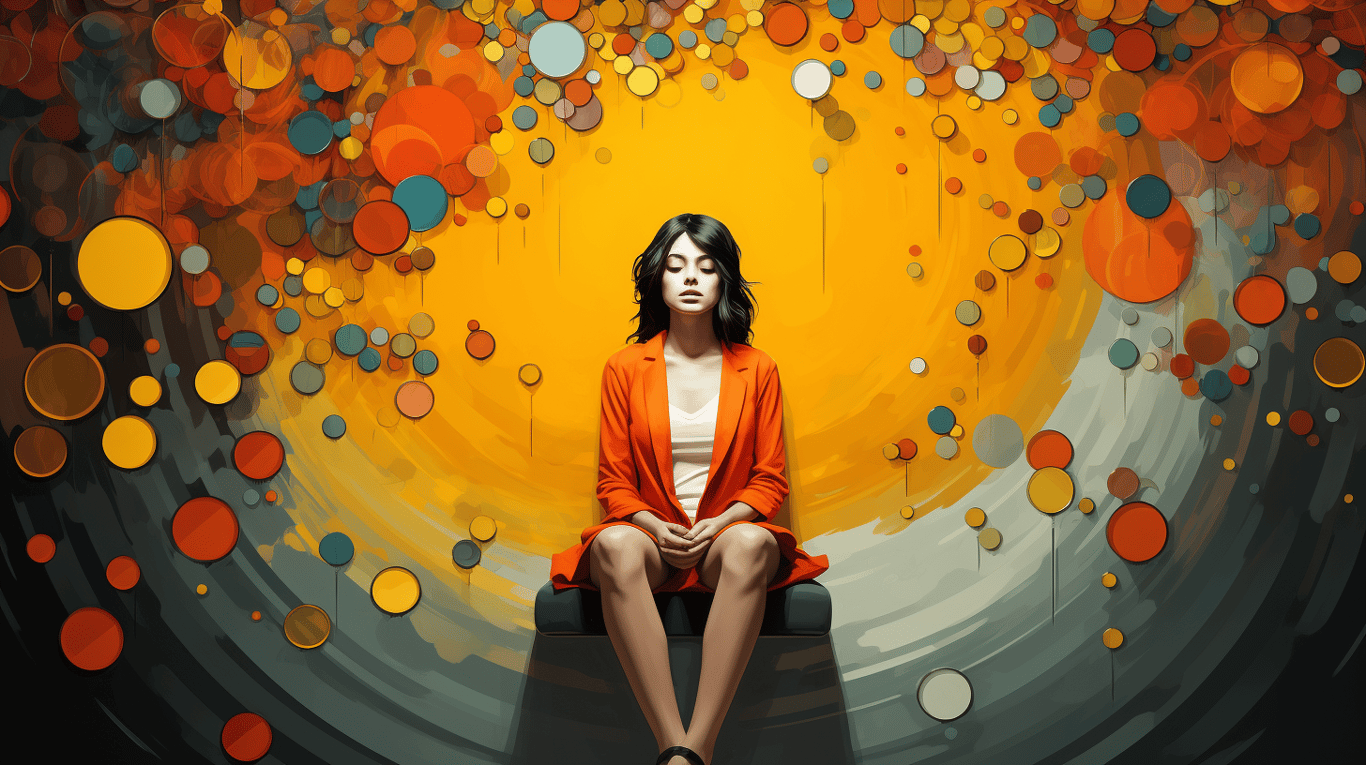 abstract image of a patient experiencing side effect