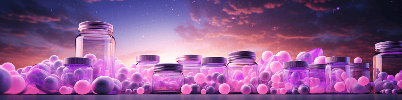 image of different drug pills on a surface