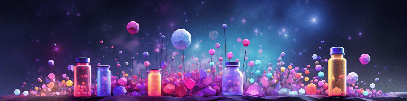 image of different drug pills on a surface