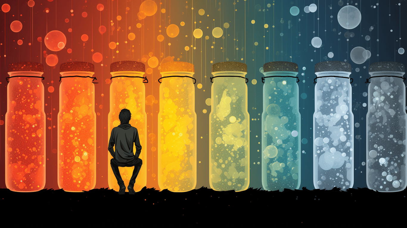 abstract image of a patient experiencing side effect